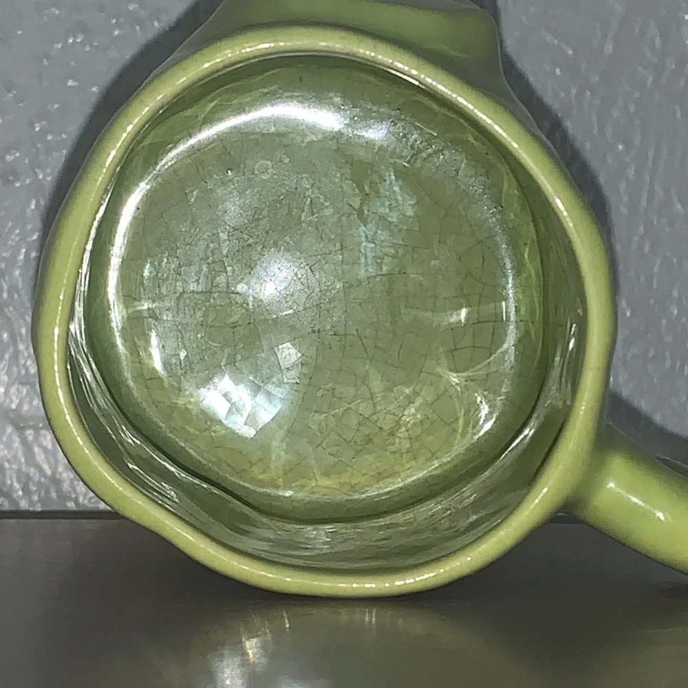 Vintage Avocado Green Tree Trunk Mug - Picture 5 of 6